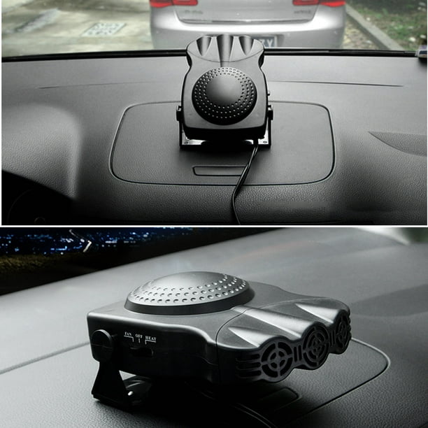 Car Heater Portable Car Defroster Defogger 12V Truck Car Heat Cooling Fan 150W 3-Outlet Plug USB 